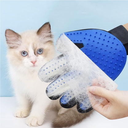 Pet Shedding & Grooming Gloves – Gentle Deshedding for Dogs & Cats (Pair)