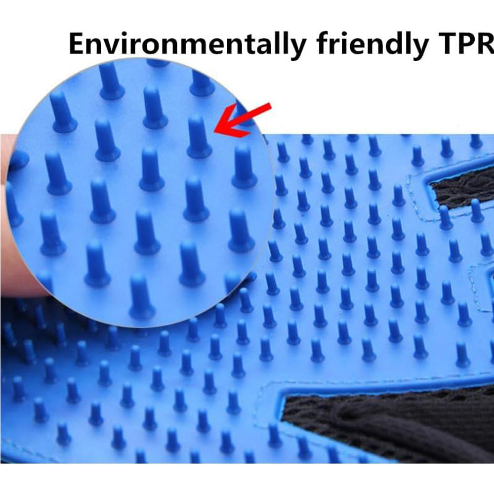 Pet Shedding & Grooming Gloves – Gentle Deshedding for Dogs & Cats (Pair)